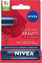 Kup NIVEA - Pielęgnująca pomadka do ust Caring Beauty 3w1 