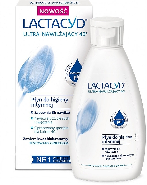 Płyn do higieny intymnej - Lactacyd Intimate Cleanser Ultra Moisturizing 40+ — Zdjęcie N1
