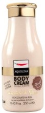 Kup Krem do ciała Czekolada z rumem - Aquolina Chocolate Body Cream Chocolate & Rhum