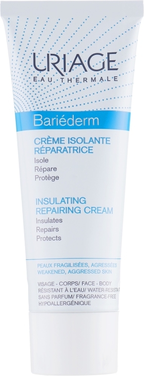 Regenerujący krem barierowy do twarzy i ciała - Uriage Bariéderm Insulating Repairing Cream — Zdjęcie N2