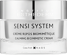 Kojący krem do twarzy - Institut Esthederm Sensi System Calming Biomimetic Cream — Zdjęcie N1