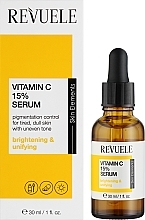 Rozjaśniające serum do twarzy z witaminą C - Revuele Vitamin C 15% Serum — Zdjęcie N2