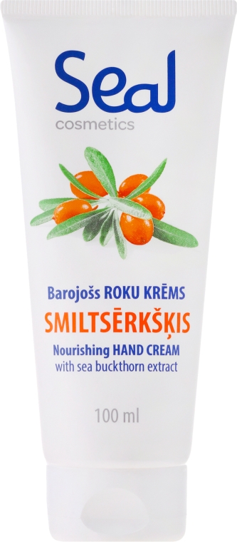 Odżywczy krem do rąk Rokitnik - Seal Cosmetics Sea Buckthorn Nourishing Hand Cream — фото N1