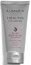 Szampon eliminujący żółte refleksy - L'anza Healing ColorCare Silver Brightening Shampoo — Zdjęcie N1