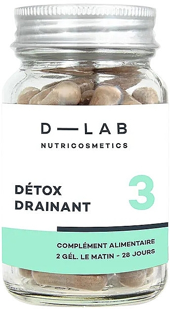 Suplement diety Draining Detox - D-Lab Nutricosmetics Draining Detox — Zdjęcie N1