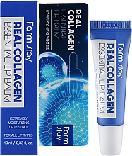 Balsam do ust z kolagenem 10 - FarmStay Real Collagen Essential Lip Balm — Zdjęcie N2