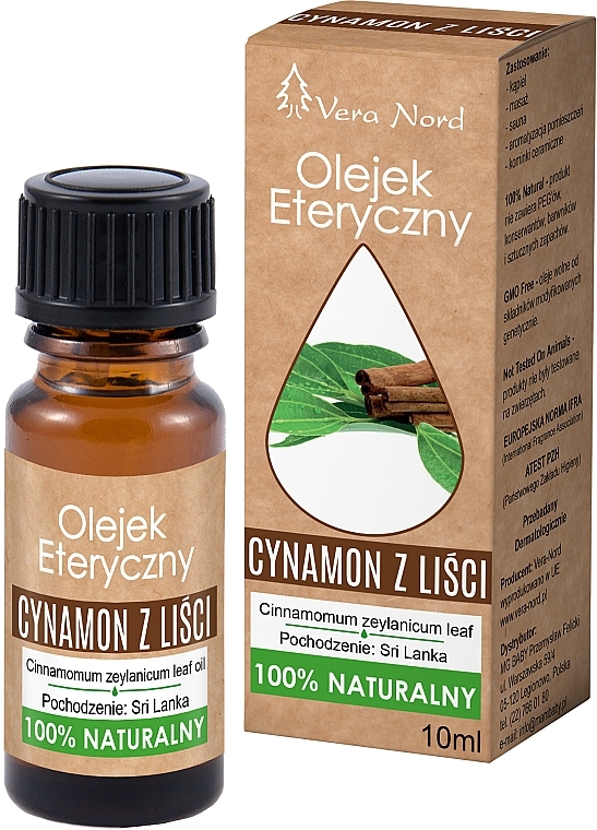 Olejek eteryczny Liście cynamonu - Vera Nord Cinnamon Leaves Essential Oil — Zdjęcie N1