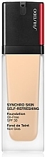 Kup PRZECENA! Nawilżający podkład do twarzy - Shiseido Synchro Skin Self-Refreshing Foundation SPF 30 *