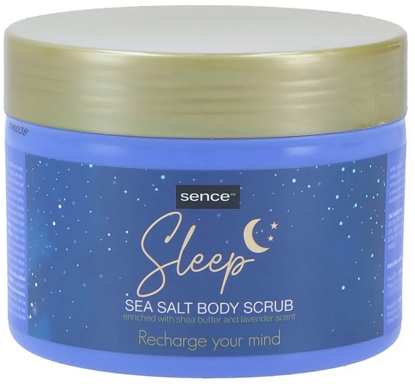 Krem do ciała z masłem shea i lawedną - Sence Wellness Sleep Body Care — Zdjęcie N1