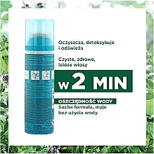 Suchy szampon do włosów - Klorane Aquatic Mint Detox Dry Shampoo — Zdjęcie N4