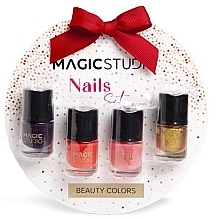 Zestaw lakierów do paznokci - Magic Studio Beauty Colors Nails Set (nail/polish/4pcs) — Zdjęcie N1