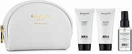 Zestaw - Balmain Paris Hair Couture Cosmetic Care Set (sh 50 ml + cond 50 ml + spray 50 ml + bag) — Zdjęcie N1