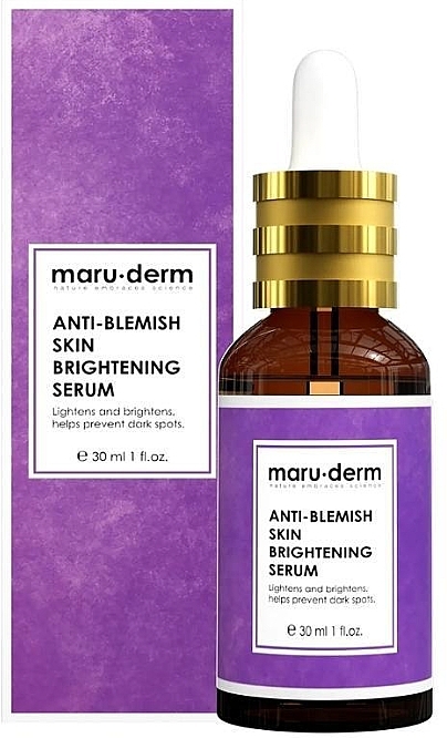Wybielające serum do twarzy - Maruderm Cosmetics Anti-Blemish Skin Brightening Serum — Zdjęcie N1