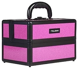 Kasetka na kosmetyki, różowa - Inglot Makeup Case Shiny Pink Small KC-MSM01 — Zdjęcie N1