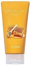 Pianka oczyszczająca z miodem - The Saem Natural Daily Cleansing Foam Honey — Zdjęcie N1