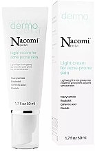 Lekki krem do cery problematycznej - Nacomi Next Level Dermo Light Cream For Acne-prone Skin — Zdjęcie N1