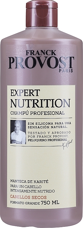 Odżywczy szampon do włosów - Franck Provost Paris Expert Nutrition — Zdjęcie N1