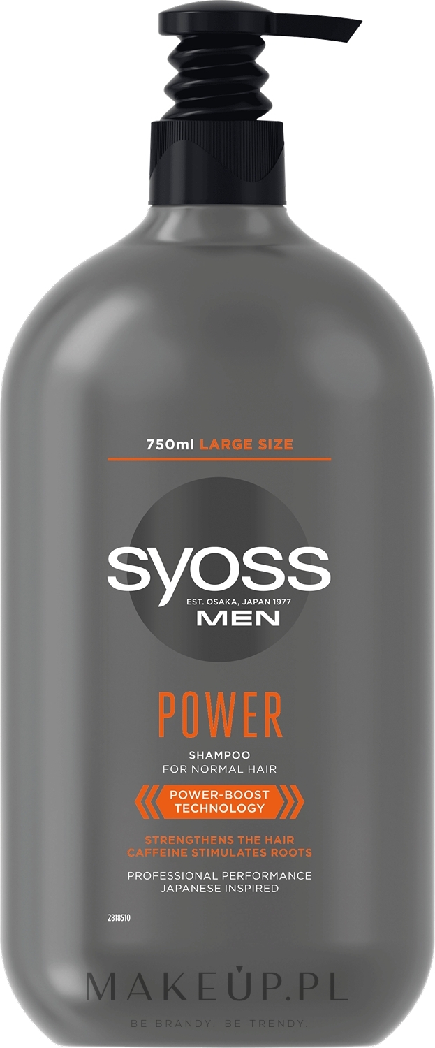 Szampon dla mężczyzn do włosów normalnych - Syoss Men Power Shampoo — Zdjęcie 750 ml
