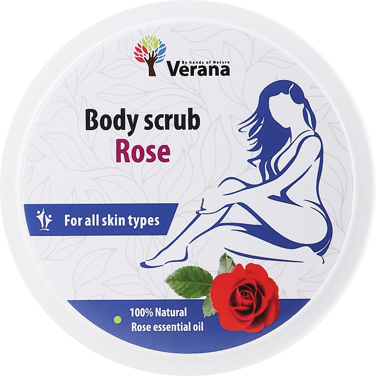 PRZECENA! Peeling do ciała Rose - Verana Body Scrub Rose * — Zdjęcie N1