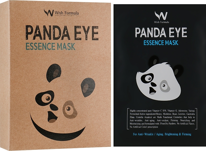 Nawilżająca maska-płatki pod oczy - Wish Formula Panda Eye Essence Mask — Zdjęcie N2