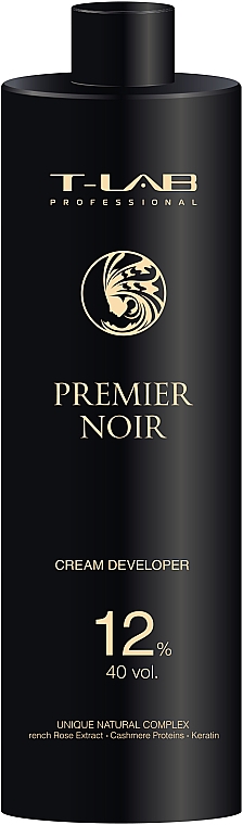 Oksydant do farb 12% - T-LAB Professional Premier Noir Cream Developer 40 vol. 12% — Zdjęcie N2