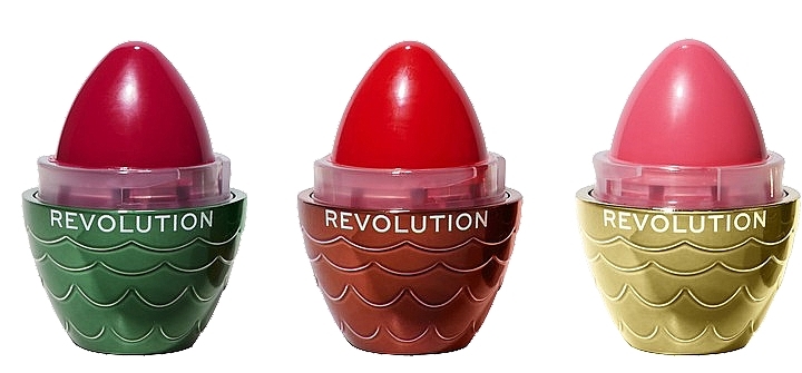 Zestaw - Makeup Revolution X House Of Dragon Dragon Egg Lip And Cheek Balm Set (balm/3x9g) — Zdjęcie N3