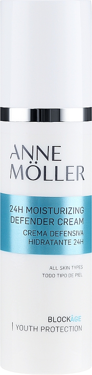 Nawilżający krem ochronny do twarzy - Anne Möller Blockâge 24h Moisturizing Defender Cream — Zdjęcie N2