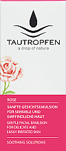 Kup Delikatna emulsja do twarzy - Tautropfen Rose Gentle Facial Emulsion