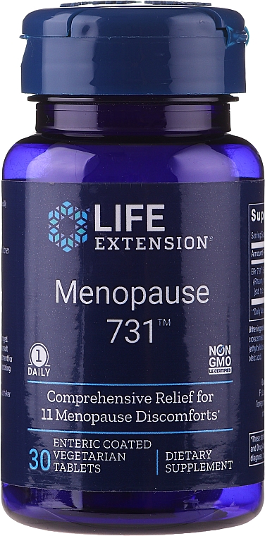 Suplement diety w tabletkach łagodzący objawy menopauzy - Life Extension Menopause 731 — Zdjęcie N1