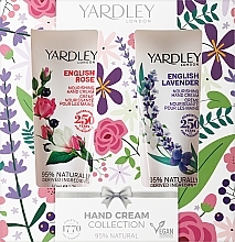 Zestaw - Yardley English Rose & Lavender (h/cr/50ml + h/cr/50ml) — Zdjęcie N1