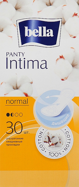 Wkładki higieniczne Panty Intima Normal, 30 szt. - Bella — Zdjęcie N1