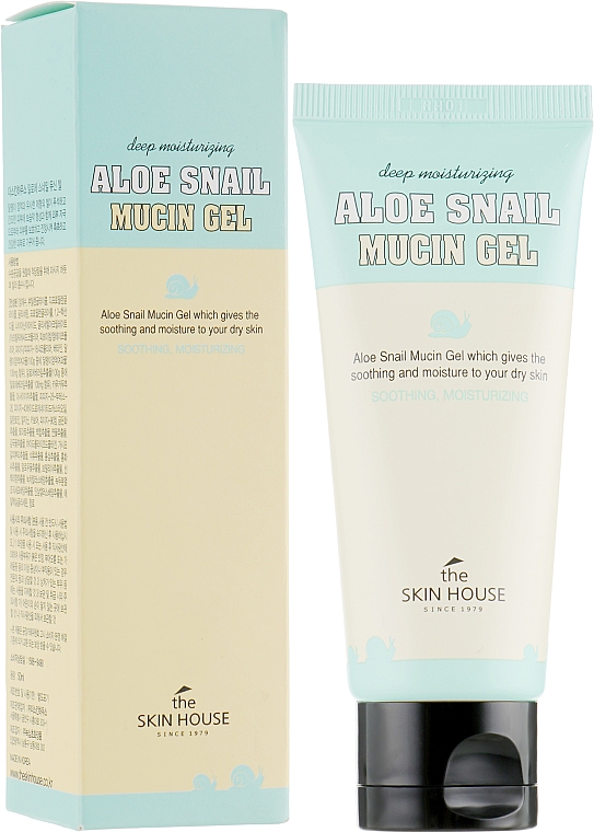 Żel do twarzy z aloesem i mucyną ślimaka - The Skin House Aloe Snail Mucin Gel — Zdjęcie N1