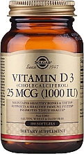 Suplement diety Witamina D - Solgar Vitamin D3 1000 IU Cholekacyferol  — Zdjęcie N5