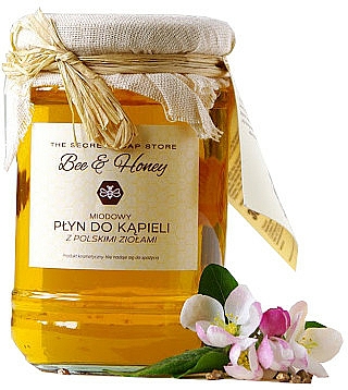 Miodowy płyn do kąpieli z polskimi ziołami - Soap&Friends Bee & Honey — Zdjęcie N1