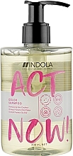 Szampon do włosów farbowanych - Indola Act Now! Color Shampoo — Zdjęcie N3