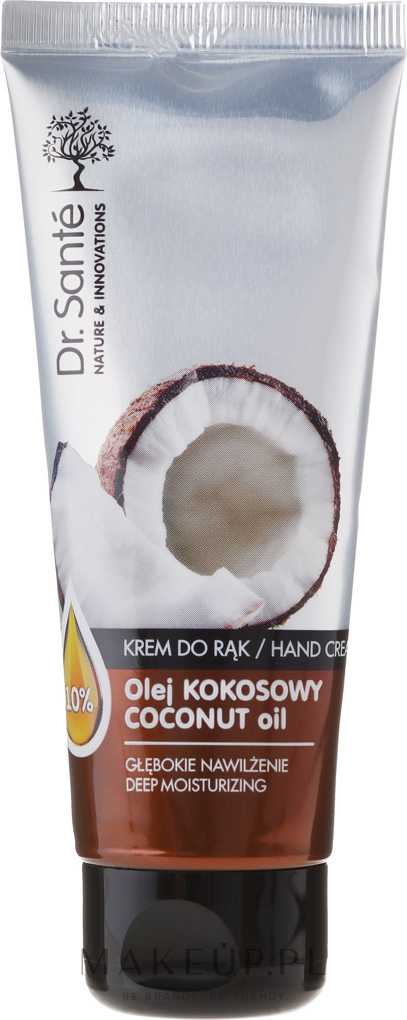 Nawilżający krem do rąk z olejem kokosowym - Dr Sante Coconut Oil Hand Cream — Zdjęcie 75 ml