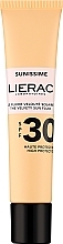 Fluid przeciwsłoneczny do twarzy - Lierac Sunissime The Velvety Sun Fluid SPF30 — Zdjęcie N1