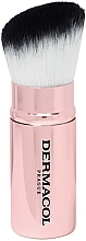 Wysuwany pędzel do makijażu - Dermacol Rose Gold Cosmetic Brush — Zdjęcie N1