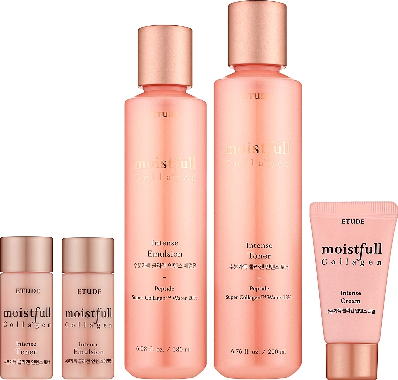 Zestaw, 5 produktów - Etude Moistfull Collagen Set  — Zdjęcie N2