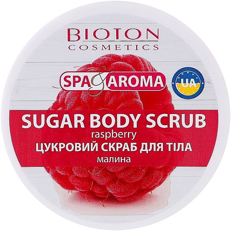 Peeling cukrowy do ciała Malina - Bioton Cosmetics Spa & Aroma  — Zdjęcie N1