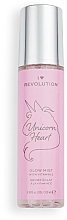 Rozświetlająca mgiełka utrwalająca makijaż - I Heart Revolution Unicorn Heart Glow Mist Setting Spray — Zdjęcie N2