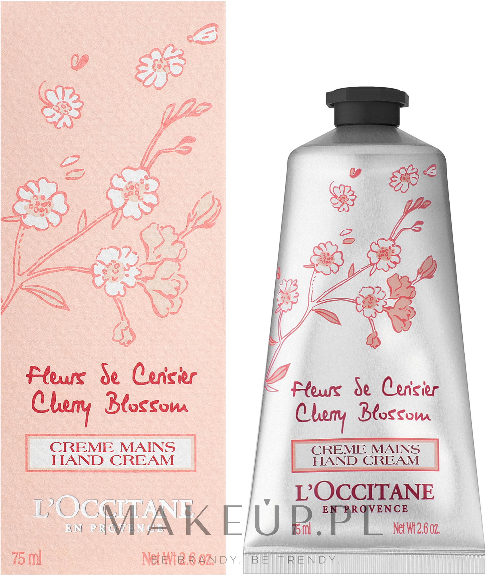 L'Occitane Cherry Blossom Hand Cream - Krem do rąk Kwiat wiśni — Zdjęcie 75 ml