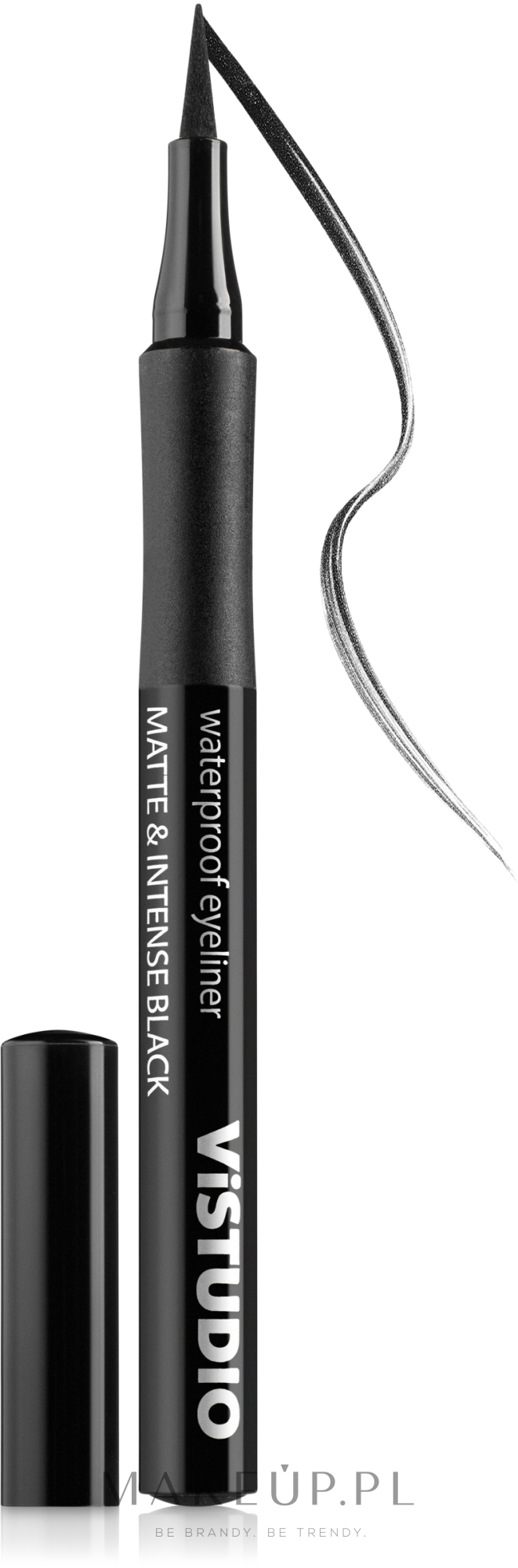 Eyeliner w pisaku - ViSTUDIO Waterproof Eyeliner Matte — Zdjęcie Intense Black