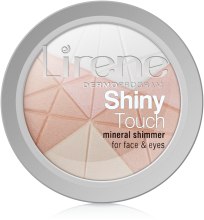 Mineralny rozświetlacz do twarzy i oczu - Lirene Shiny Touch Mineral Shimmer — Zdjęcie N2