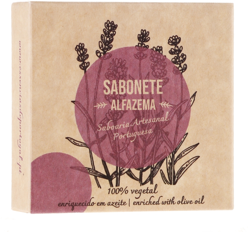 Naturalne mydło w kostce Lawenda - Essências de Portugal Senses Lavender Soap With Olive Oil — Zdjęcie N1