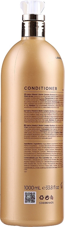 PRZECENA! Odżywka do włosów - Kativa Vitamin E Biotin Complex & Bamboo Conditioner * — Zdjęcie N2