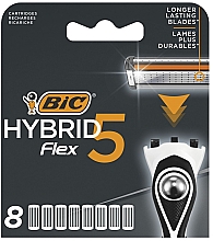 Wymienne ostrza do golenia Flex 5 Hybrid, 8 szt. - Bic — Zdjęcie N1