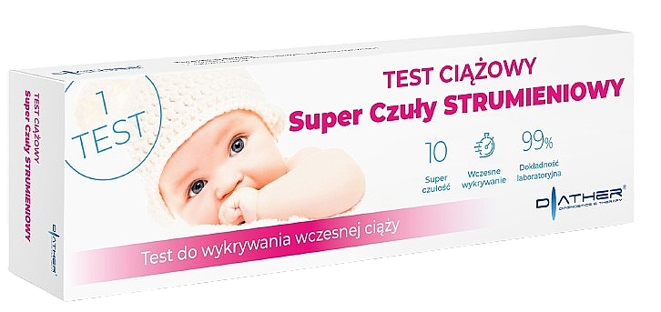 Wczesny test ciążowy, superczuły - Diather Diagnostics & Therapy — Zdjęcie N1