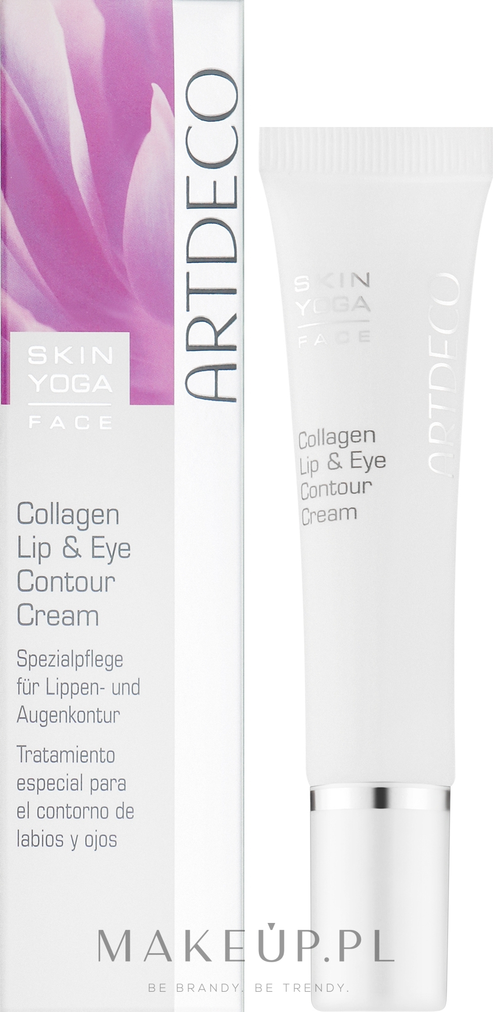 Krem do konturowania oczu i ust - Artdeco Skin Yoga Face Collagen Lip & Eye Contour Cream — Zdjęcie 15 ml