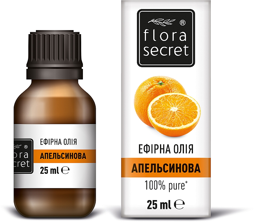 Eteryczny olejek pomarańczowy - Flora Secret — Zdjęcie N2